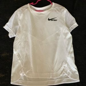Girls Nike Softball Tee